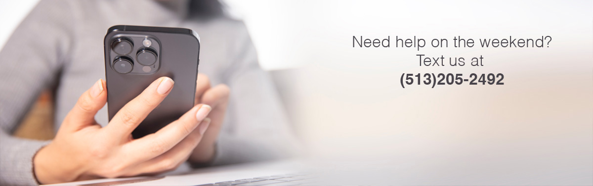 Available by Text on Weekends